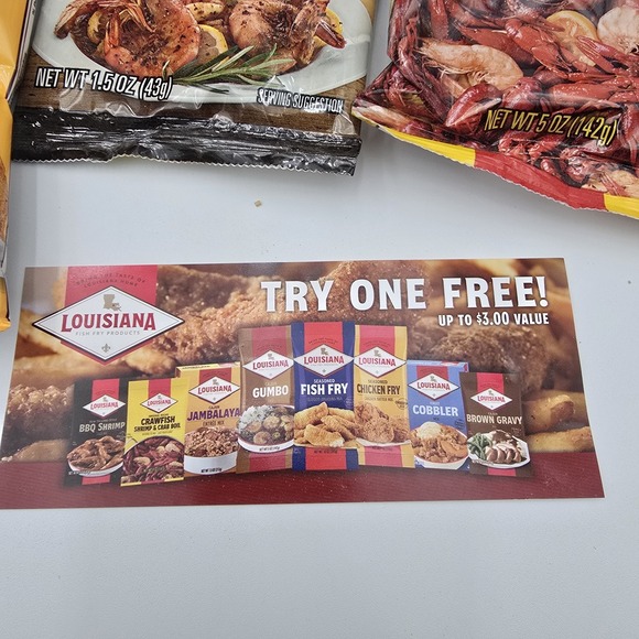 Louisiana Cajun Gift Box 8 Full Size Mix Sampler Set Southern Cooking Favorites - Picture 9 of 16